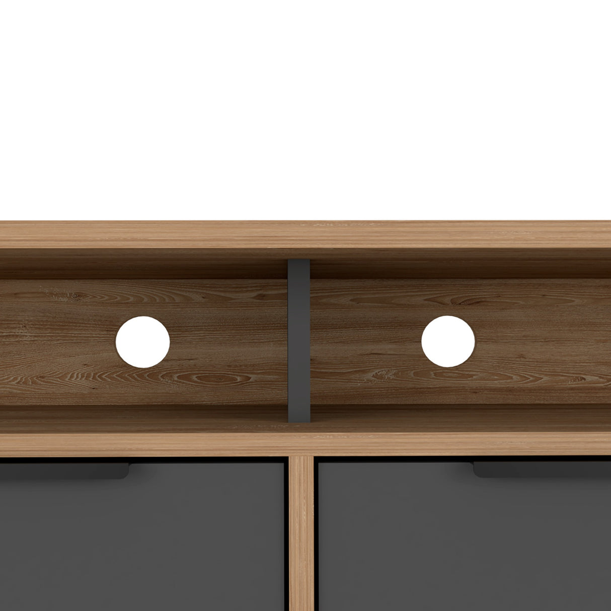 Mesa para TV Vegas Miel 121.5x60.6cm Para TV hasta 55 Pulgadas - Muebles de TV | Bylmo