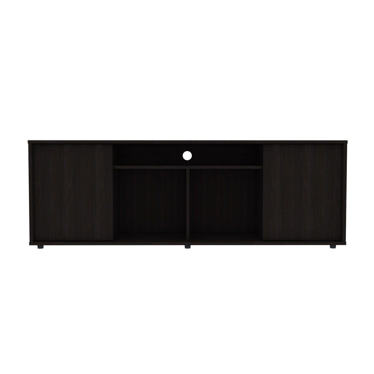 Rack de TV Prana Wengue 150.4x51.5cm Para TV hasta 65 Pulgadas - Muebles de TV | Bylmo