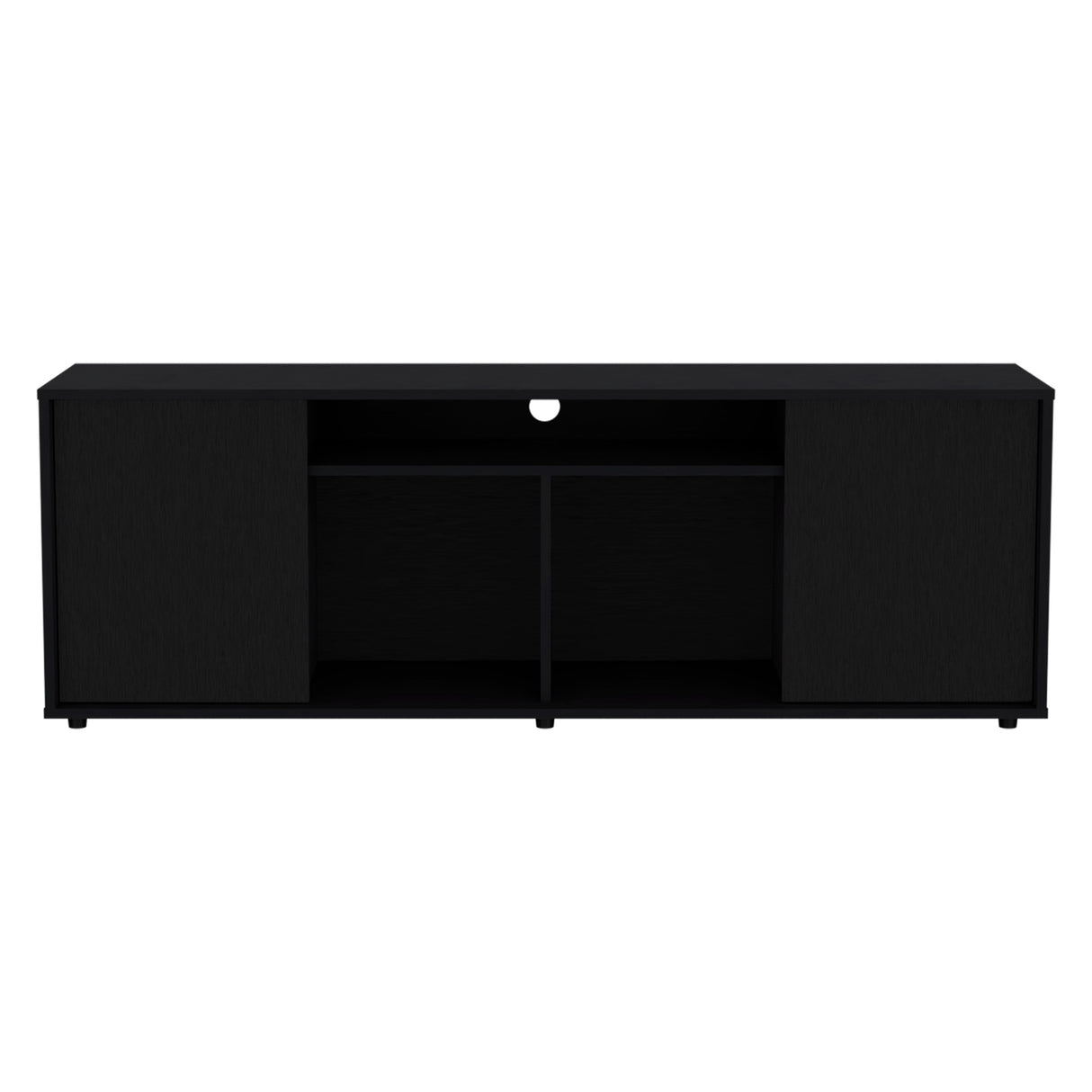 Rack de TV Prana Wengue 150.4x51.5cm Para TV hasta 65 Pulgadas - Muebles de TV | Bylmo