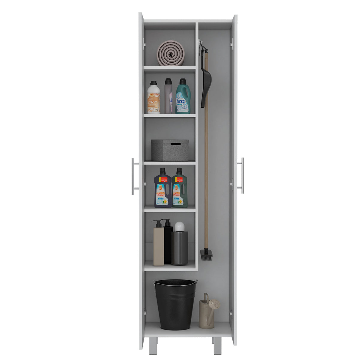 Organizador de Aseo Nala Blanco 51.2x181.2cm con Dos Puertas - Muebles de Aseo y Ropas | Bylmo