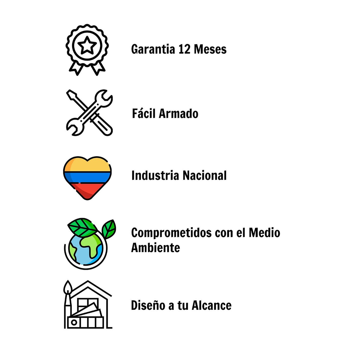 Tocador Marcoma Blanco 76x80cm con Puff Multicolor - Tocadores | Bylmo