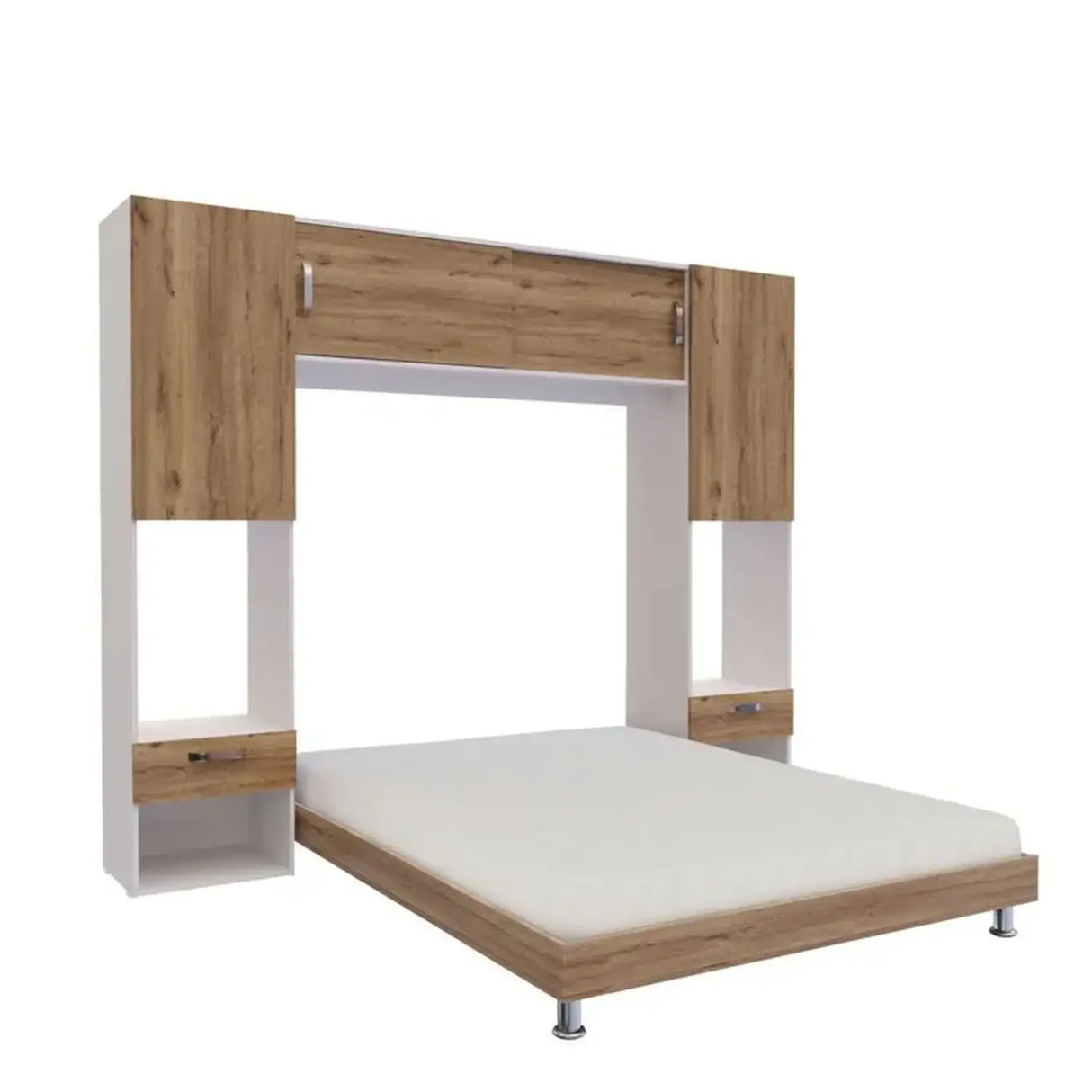Combo Cama y Closet Double Life Duna 148x21.5cm para Cama Doble 140x190cm - CAMAS | Bylmo