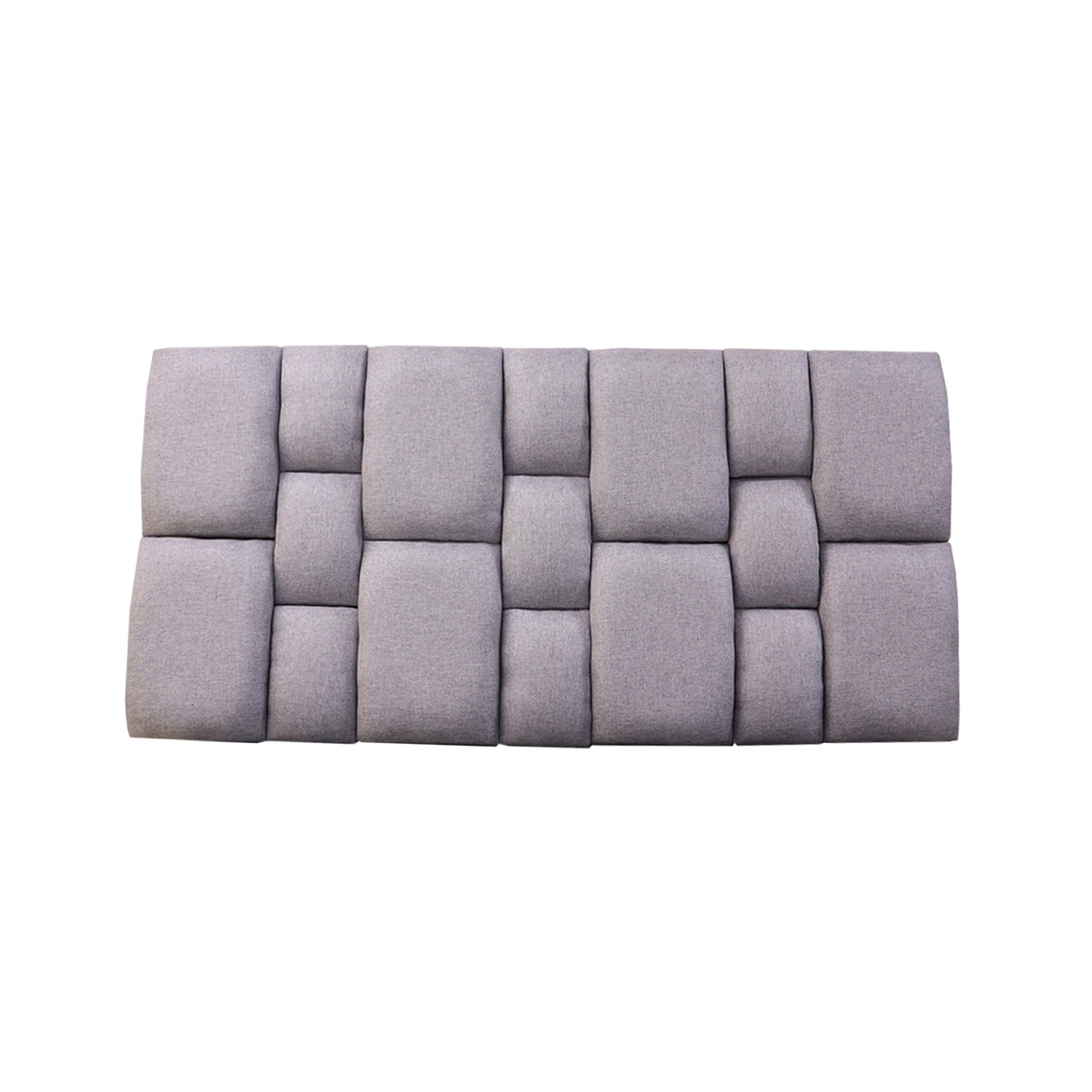 Cabecero Flotante Kramer Gris Claro 120x60cm Para Cama Semidoble - Cabeceros | Bylmo