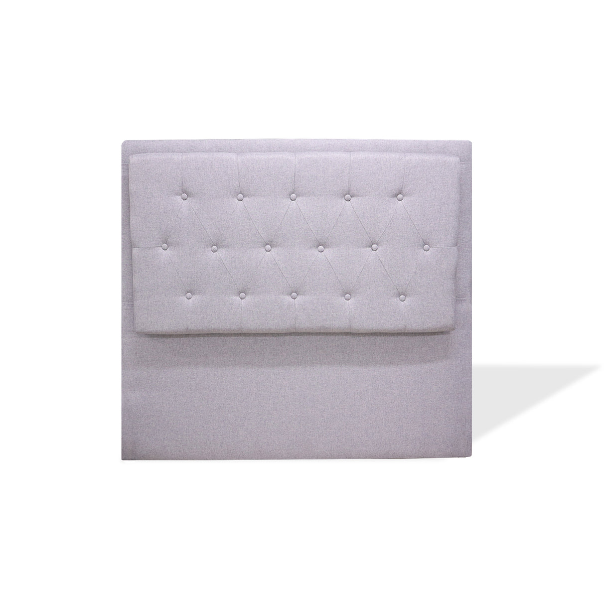 Cabecero de Piso Kaser Gris Claro 160x110cm Para Cama Queen - Cabeceros | Bylmo