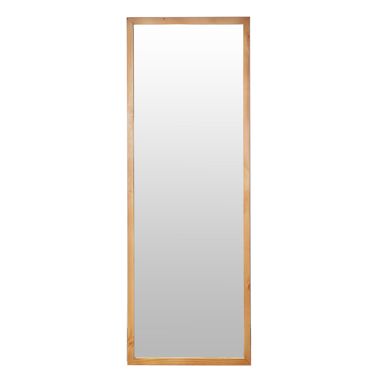 Espejo Dallas Rectangular 60x160cm con Marco en Madera Clara Natural - Espejos Decorativos | Bylmo