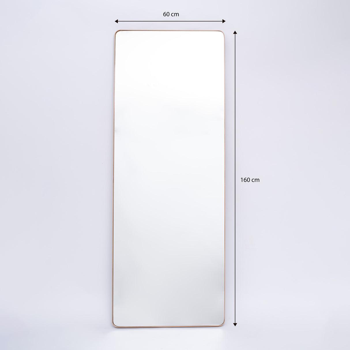 Espejo de Pared Salamanca Plata 60x160cm Cuadrado con Marco Metalico - ESPEJOS DE PARED | Bylmo