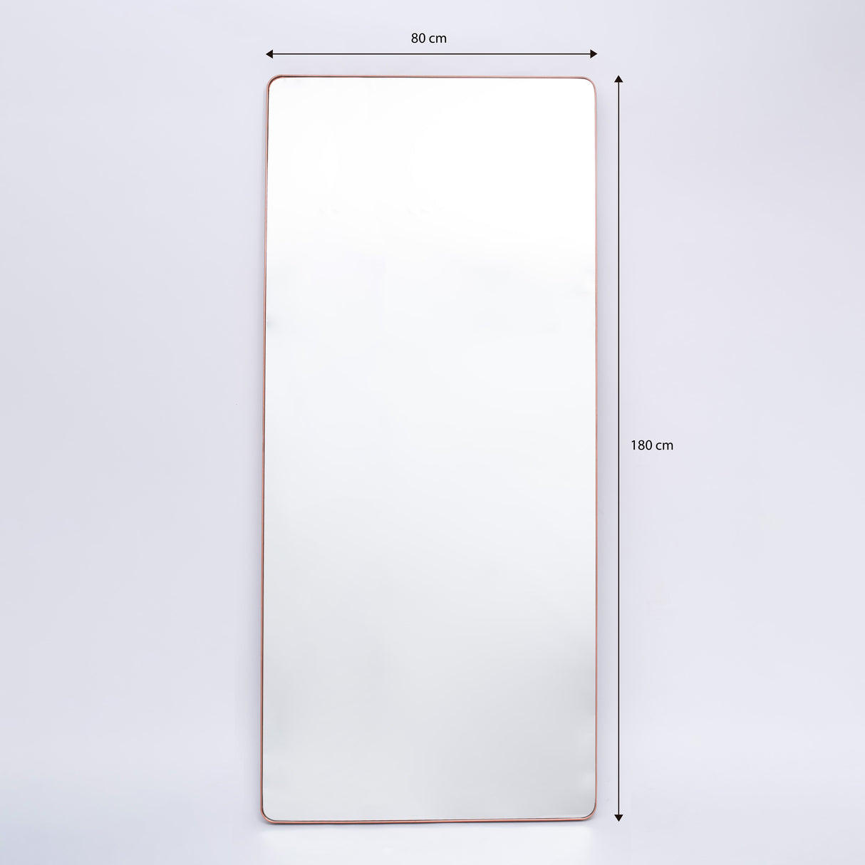 Espejo Salamanca Rectangular Cobre 80x180cm con Marco Metálico - Espejos Decorativos | Bylmo