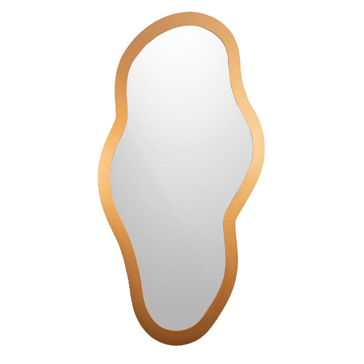 Espejo Monet Asimétrico Dorado 60x120cm con Marco en Madera MDF - Espejos Decorativos | Bylmo