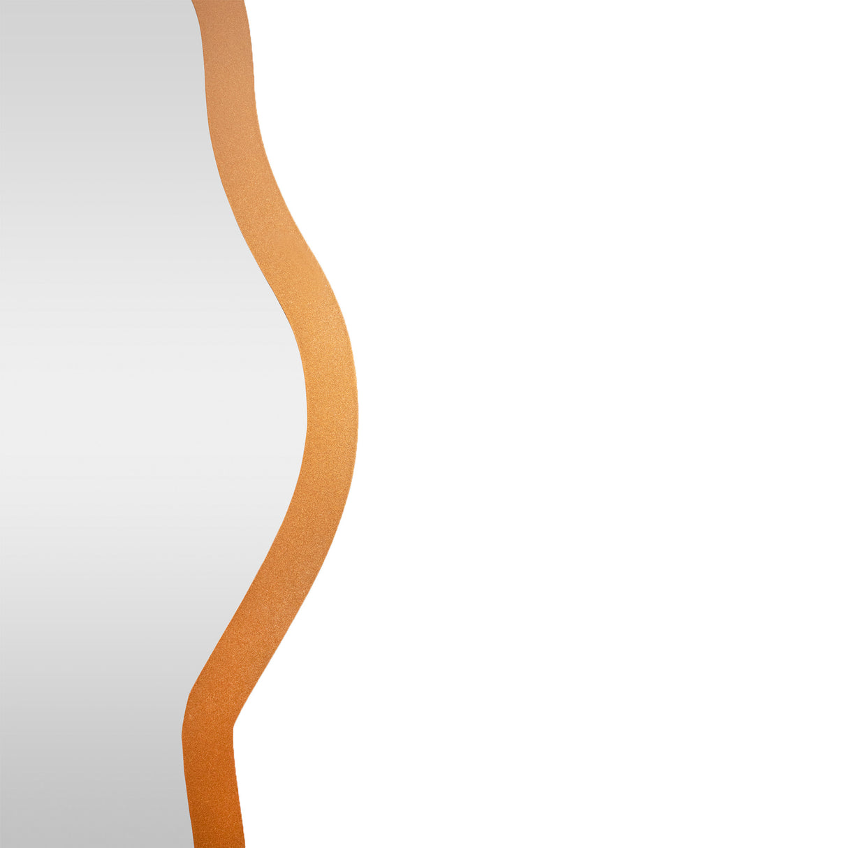 Espejo Monet Asimétrico Dorado 60x120cm con Marco en Madera MDF - Espejos Decorativos | Bylmo