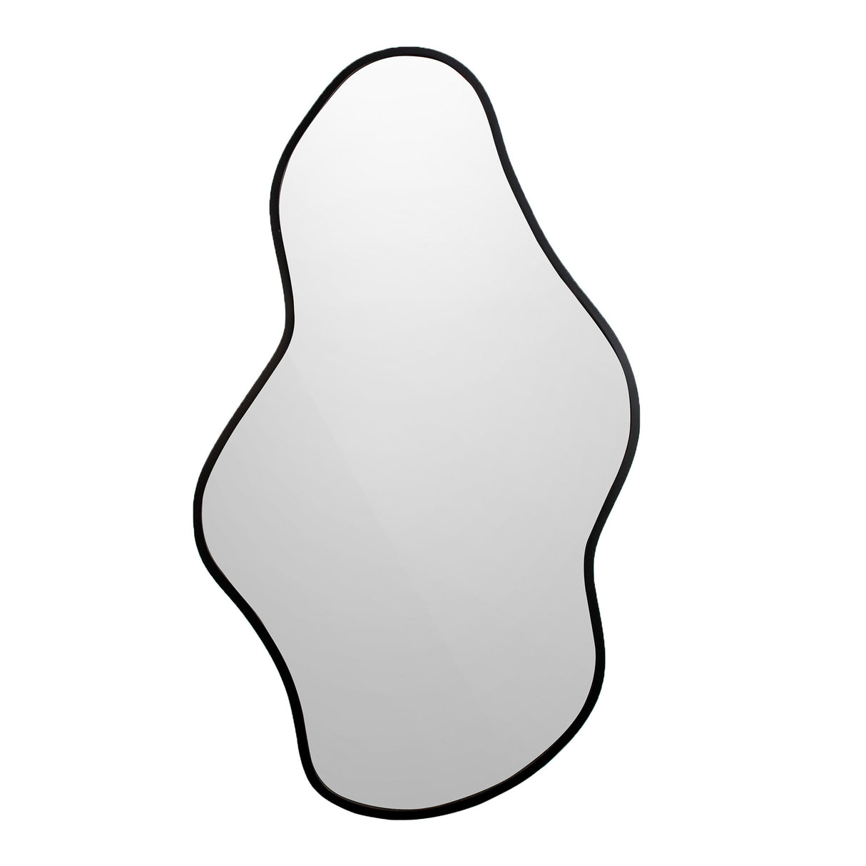 Espejo Dalí Asimétrico Negro 70x120cm con Marco en Madera MDF - Espejos Decorativos | Bylmo