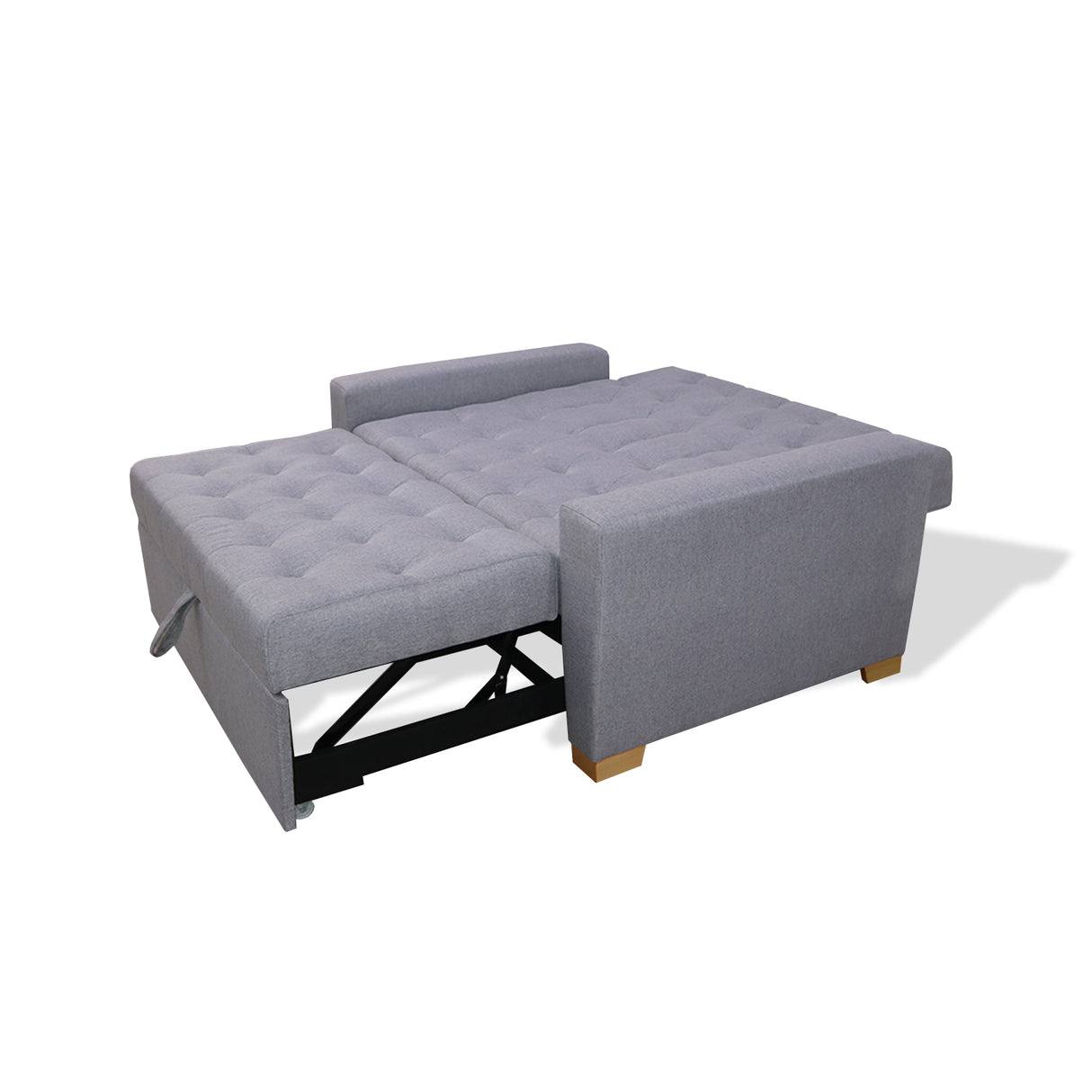 Sofacama Ackerman Gris 150x94cm de Dos Puestos - Sofas y Poltronas | Bylmo