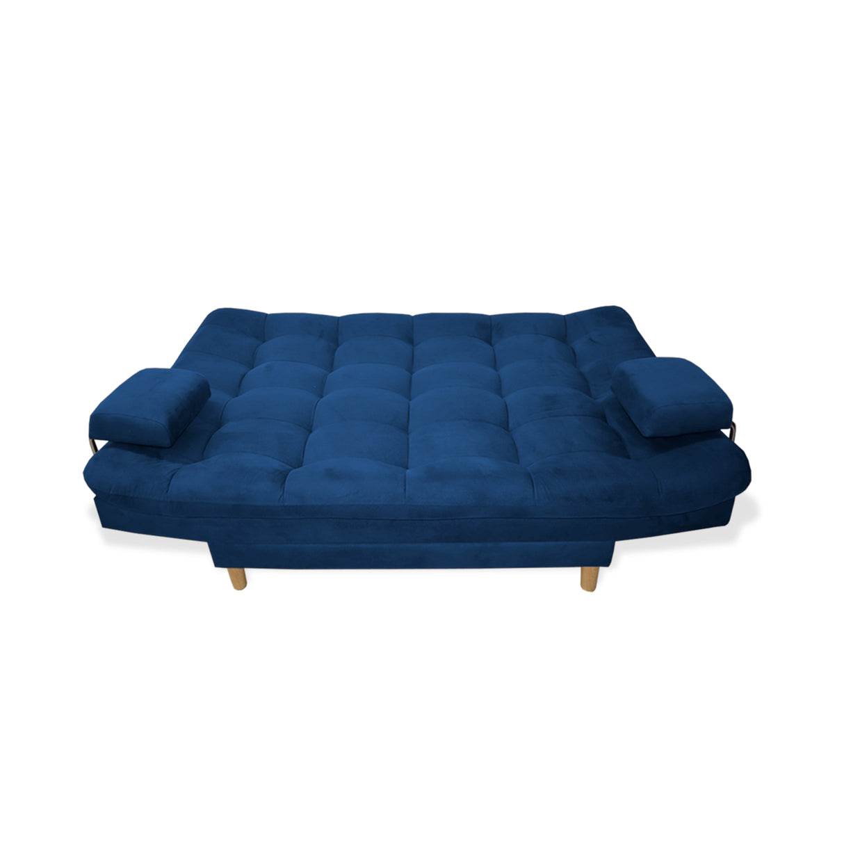 Sofacama Hauser Azul Petróleo 185x90cm de Tres Puestos - Sofas y Poltronas | Bylmo