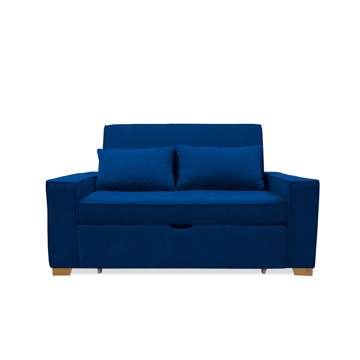 Sofacama Hofer Azul Petróleo 170x94cm de Dos Puestos - Sofas y Poltronas | Bylmo