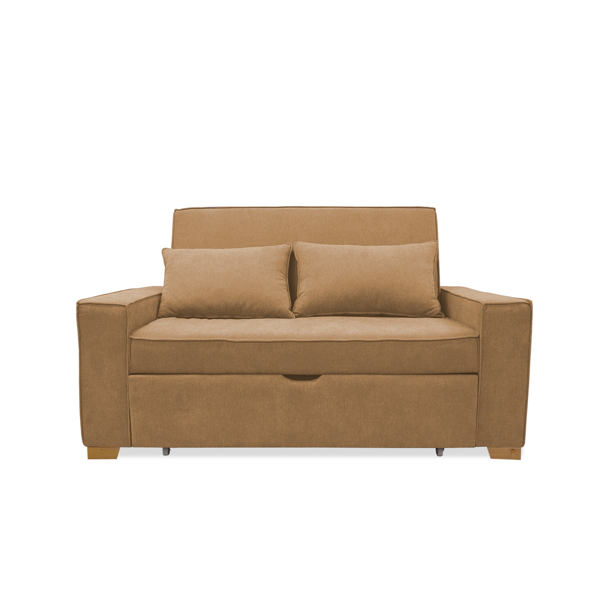 Sofacama Hofer Camel 170x94cm de Dos Puestos - Sofas y Poltronas | Bylmo
