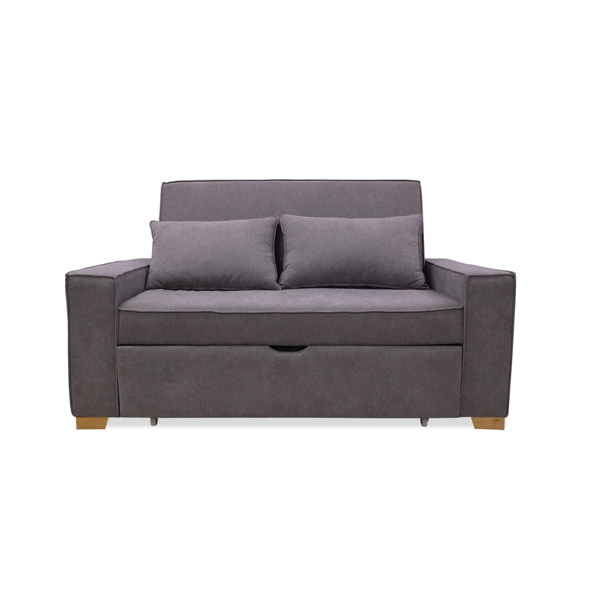 Sofacama Hofer Gris 170x94cm de Dos Puestos - Sofas y Poltronas | Bylmo