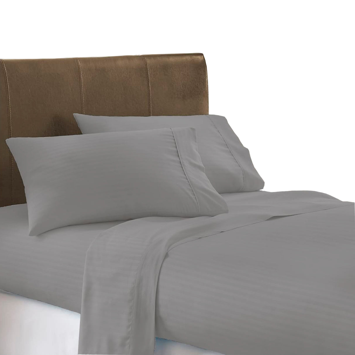 Edredón Ondino Gris Claro Blanco Para Cama Doble 140x190cm - Tendidos y Cubrelechos | Bylmo