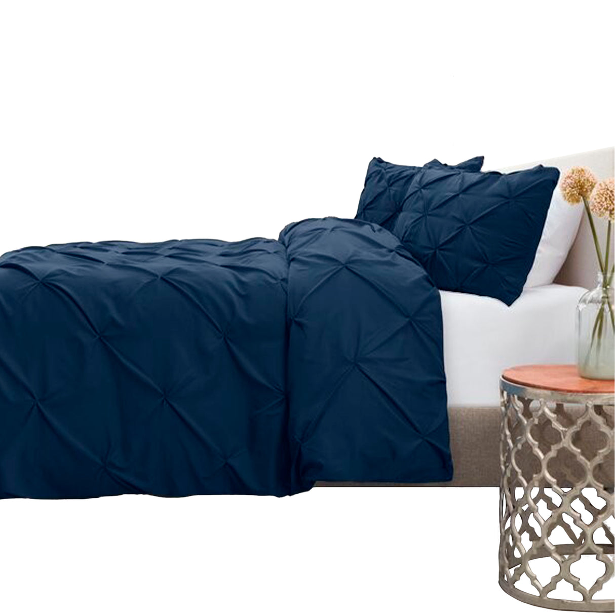 Duvet Duplux Azul Oscuro Para Cama Doble 140x190cm - Tendidos y Cubrelechos | Bylmo