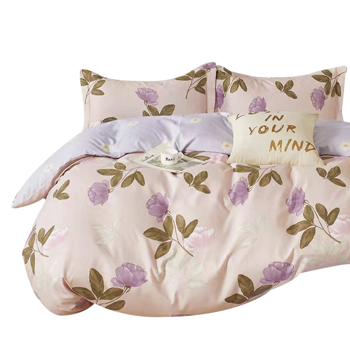 Duvet Floravet Blanco Para Cama Doble 140x190cm Sin Acolchado - Tendidos y Cubrelechos | Bylmo