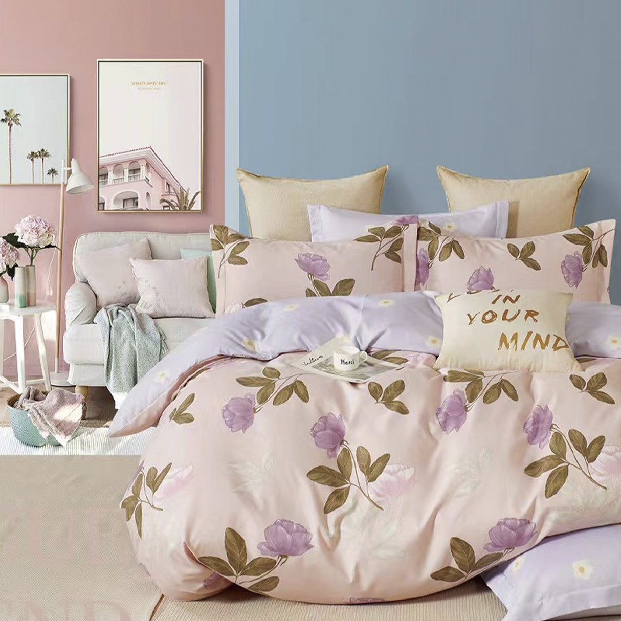 Duvet Floravet Blanco Para Cama Doble 140x190cm Sin Acolchado - Tendidos y Cubrelechos | Bylmo