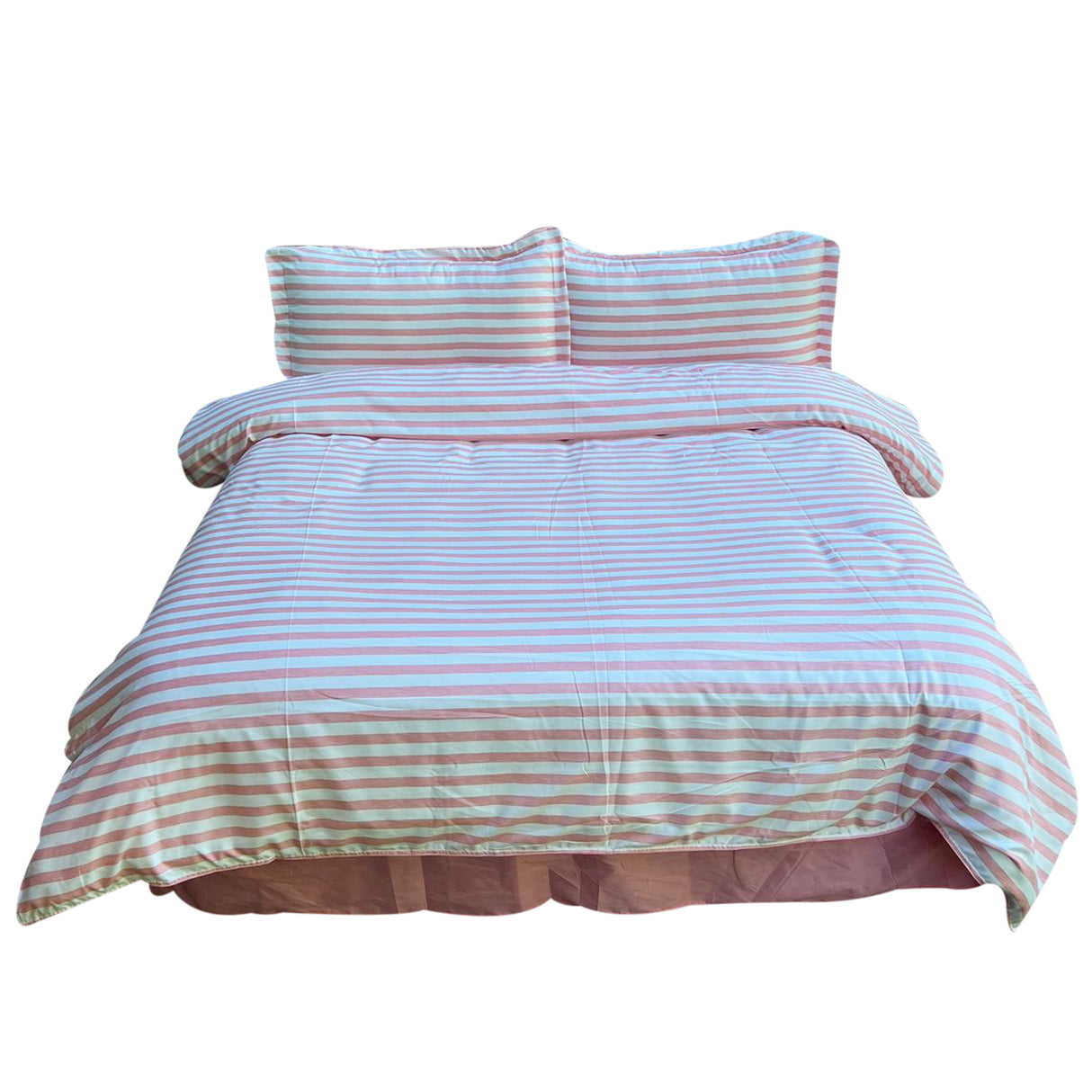 Duvet Bandeau Rosa Para Cama Doble 140x190cm Acolchado - Tendidos y Cubrelechos | Bylmo