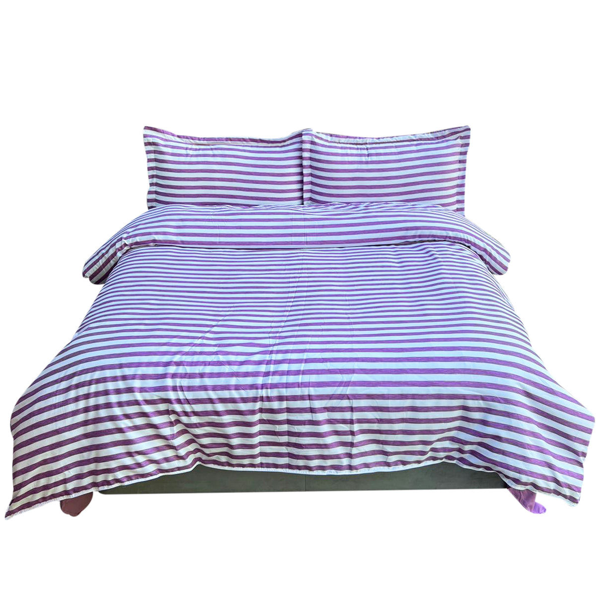Duvet Bandeau Lila Para Cama Doble 140x190cm Sin Acolchado - Tendidos y Cubrelechos | Bylmo