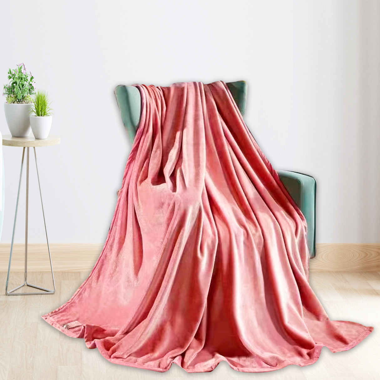 Cobija Esencial Salmón 220x230 Muy Suave - Cobijas | Bylmo