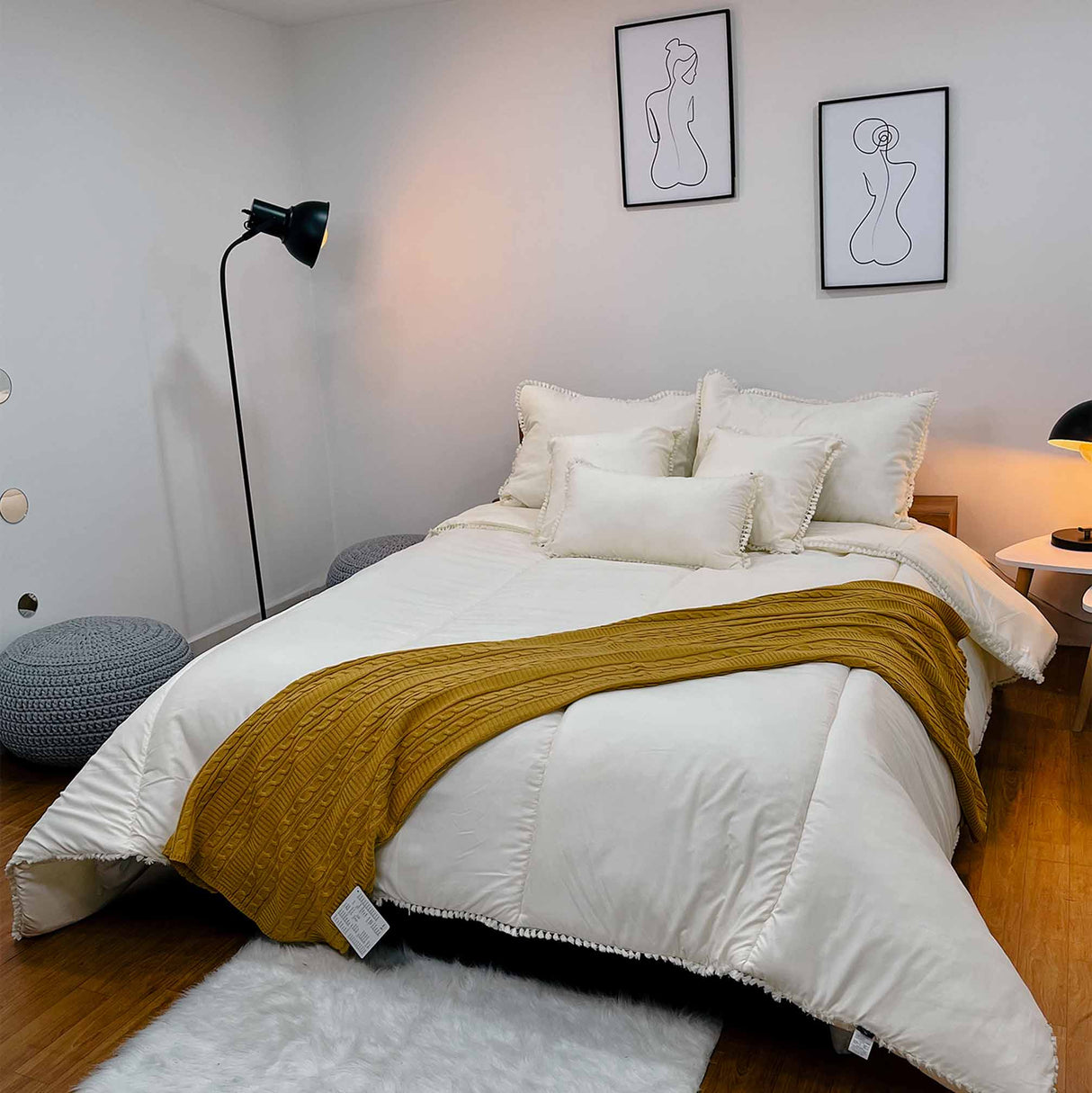 Cobija Trows Mostaza 130x170 Muy Suave - Cobijas | Bylmo