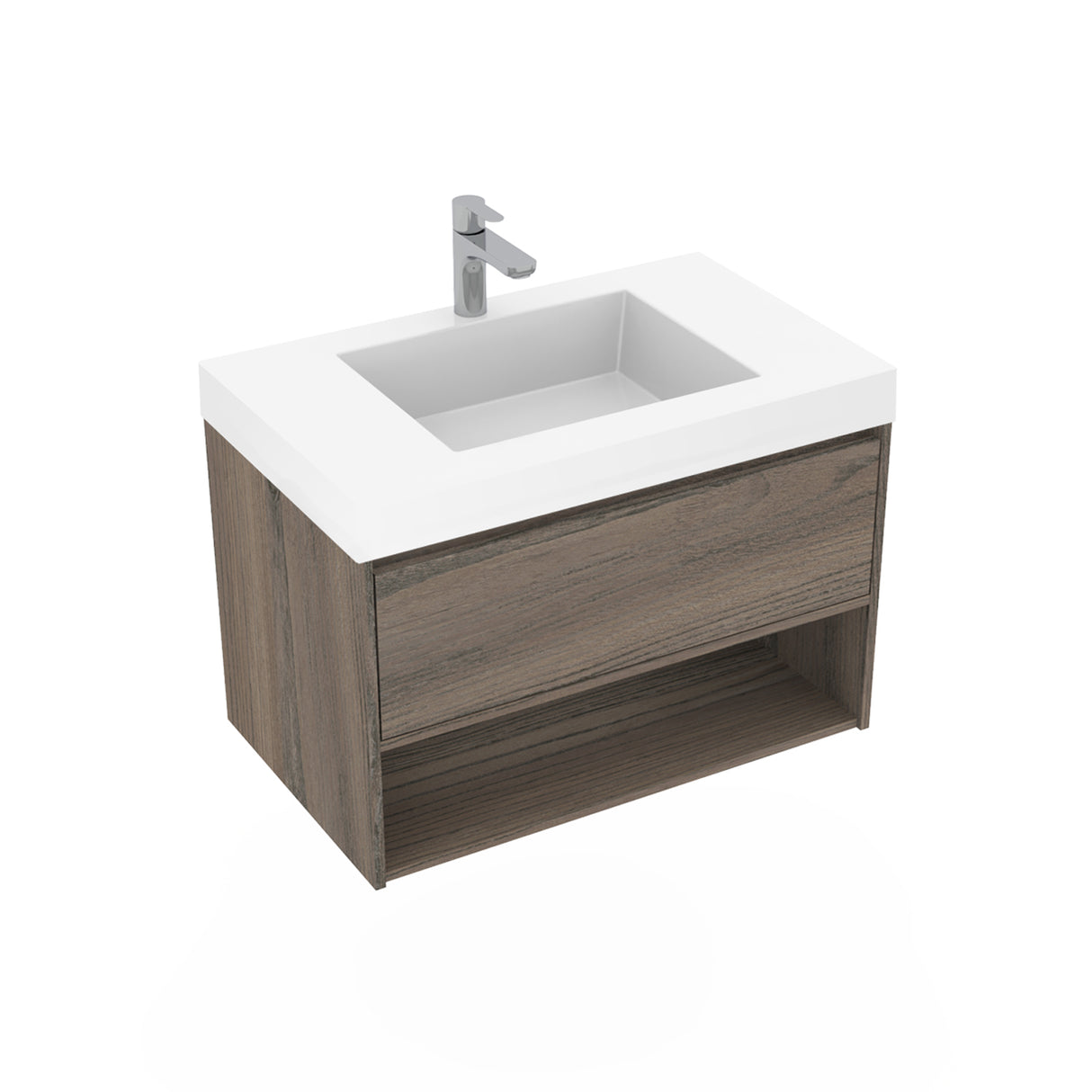 Mueble Para Lavamanos Class Mitte 79x48cm Flotante Con Lavamanos Oslo - Muebles para Lavamanos | Bylmo