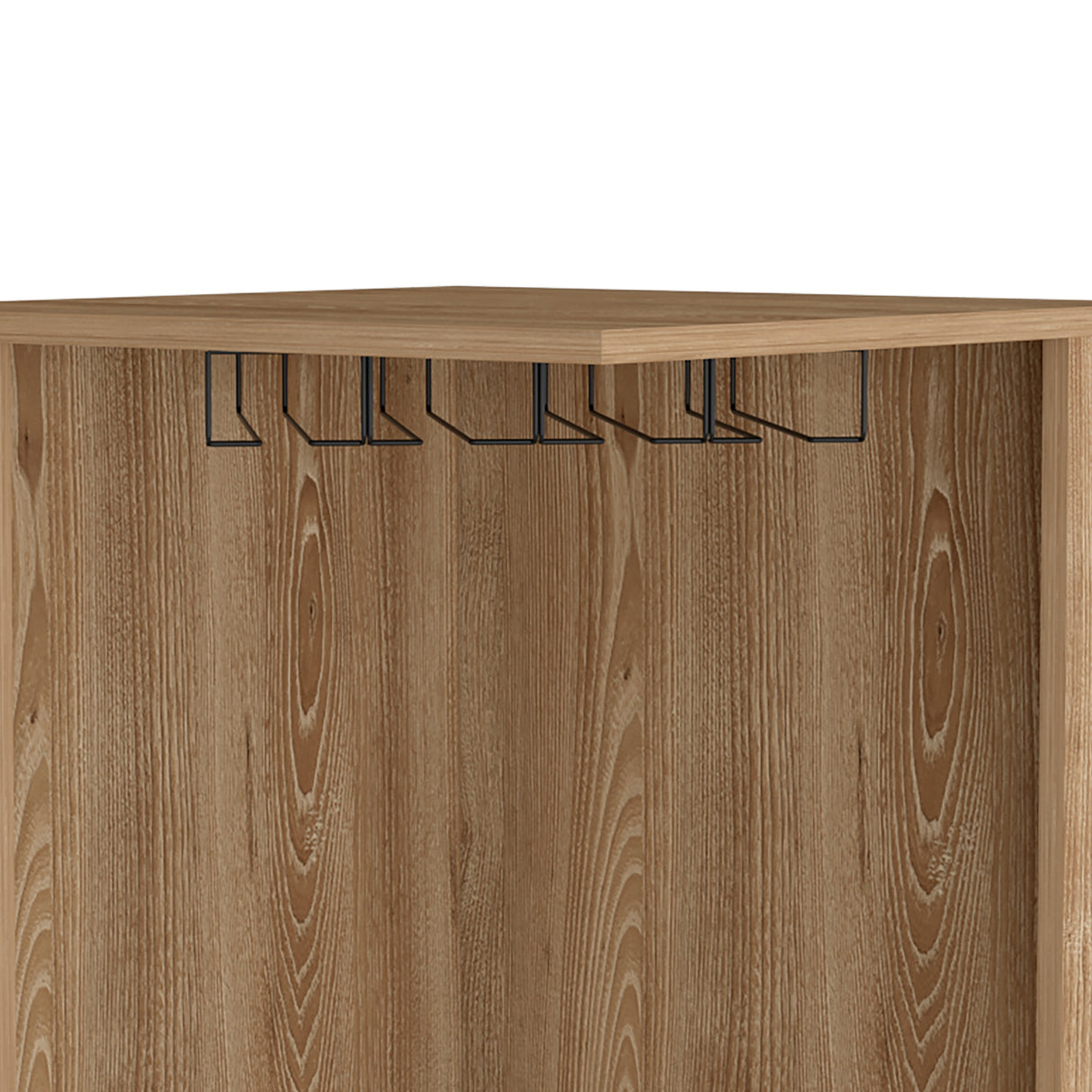 Bar Esquinero Salem Miel 50x180cm con Dos Cajones - Bares | Bylmo