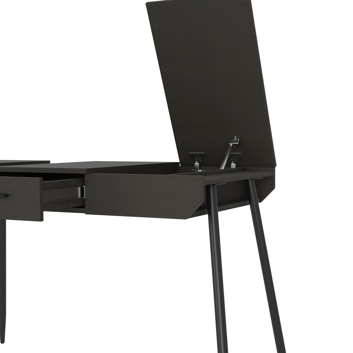 Escritorio Office Conect Wengue 124.4x75.6cm con Un Cajón - Escritorios | Bylmo