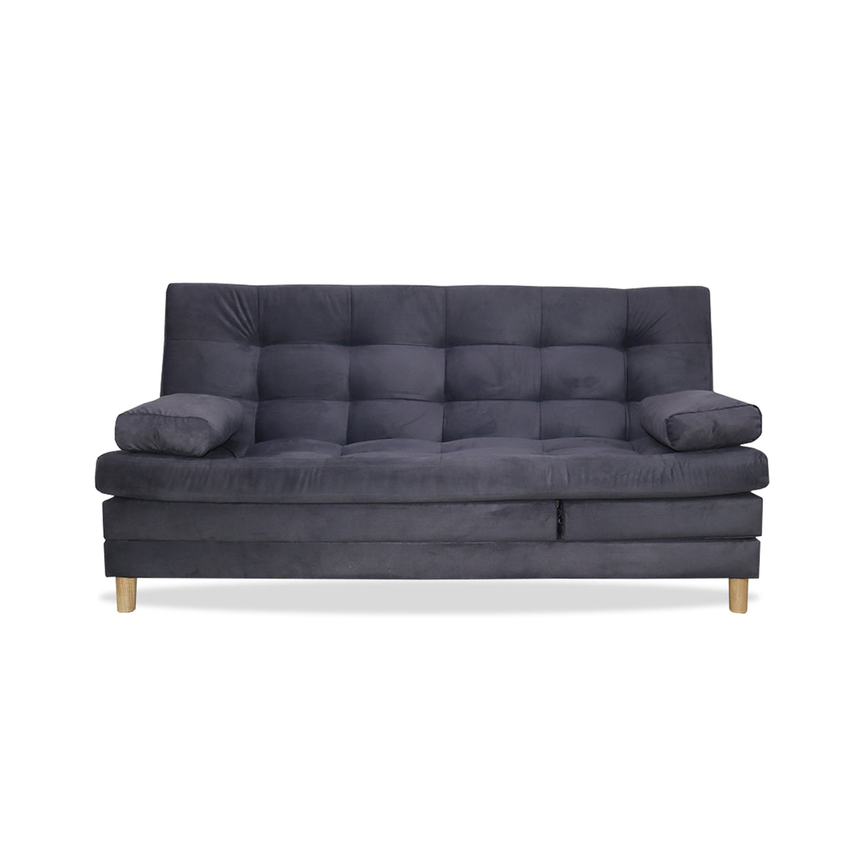 Sofacama Bieri Gris 180x95cm de Tres Puestos Reclinable - Sofas y Poltronas | Bylmo