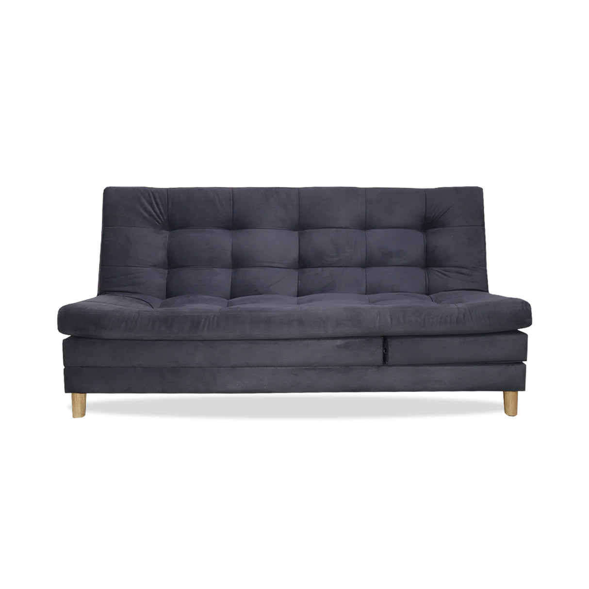 Sofacama Bieri Gris 180x95cm de Tres Puestos Reclinable - Sofas y Poltronas | Bylmo