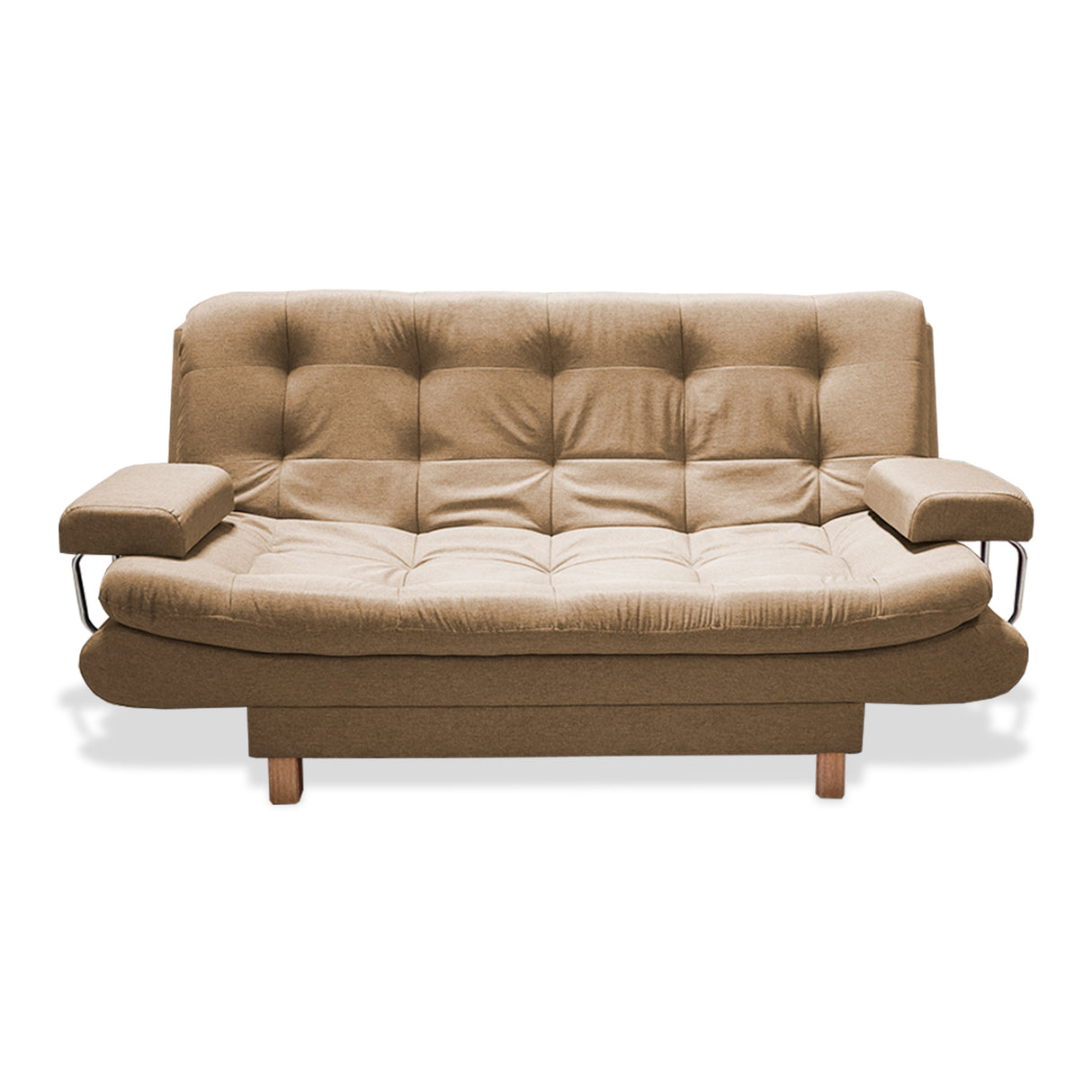 Sofacama Marti Camel 175x90cm de Tres Puestos Reclinable - Sofas y Poltronas | Bylmo