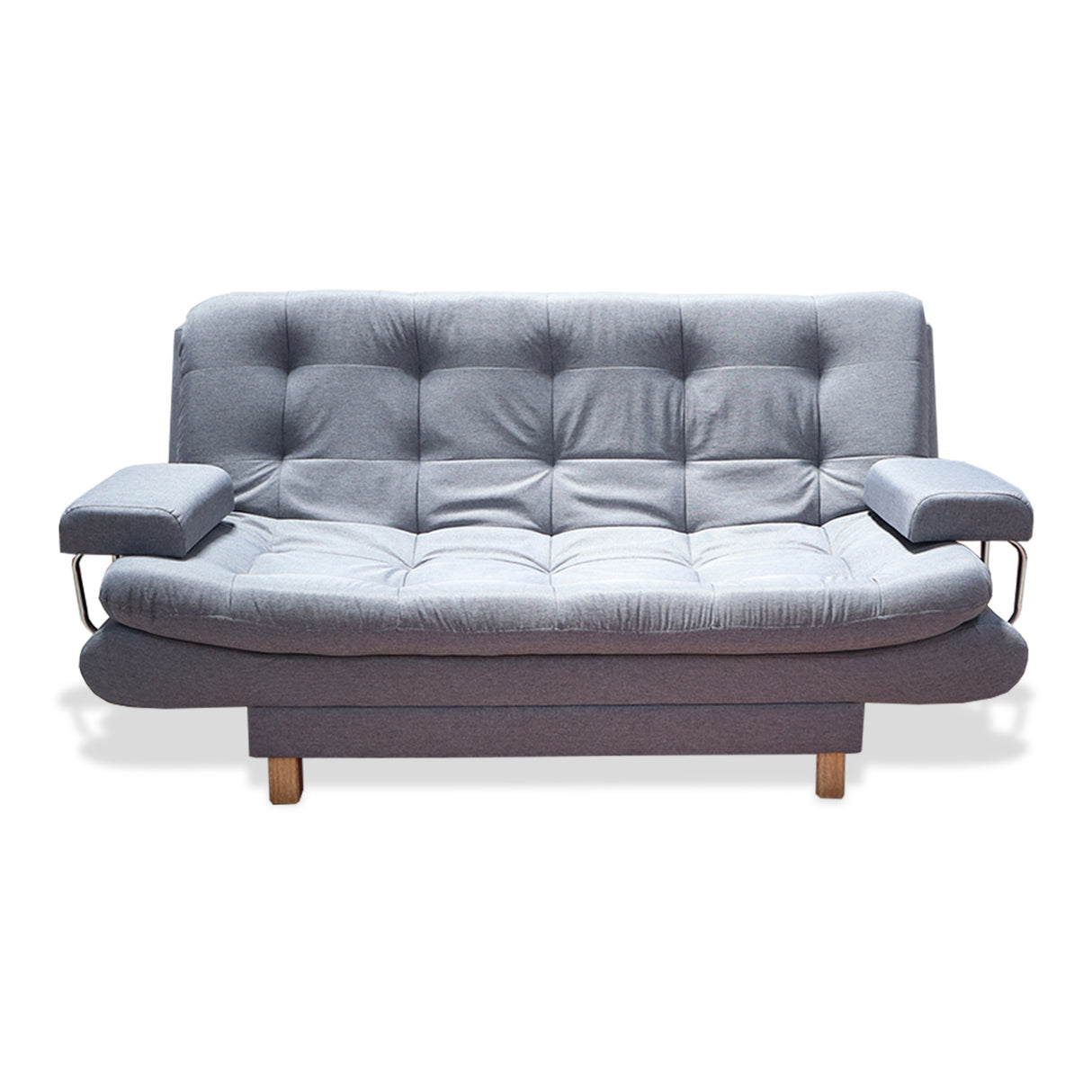 Sofacama Marti Gris 175x90cm de Tres Puestos Reclinable - Sofas y Poltronas | Bylmo