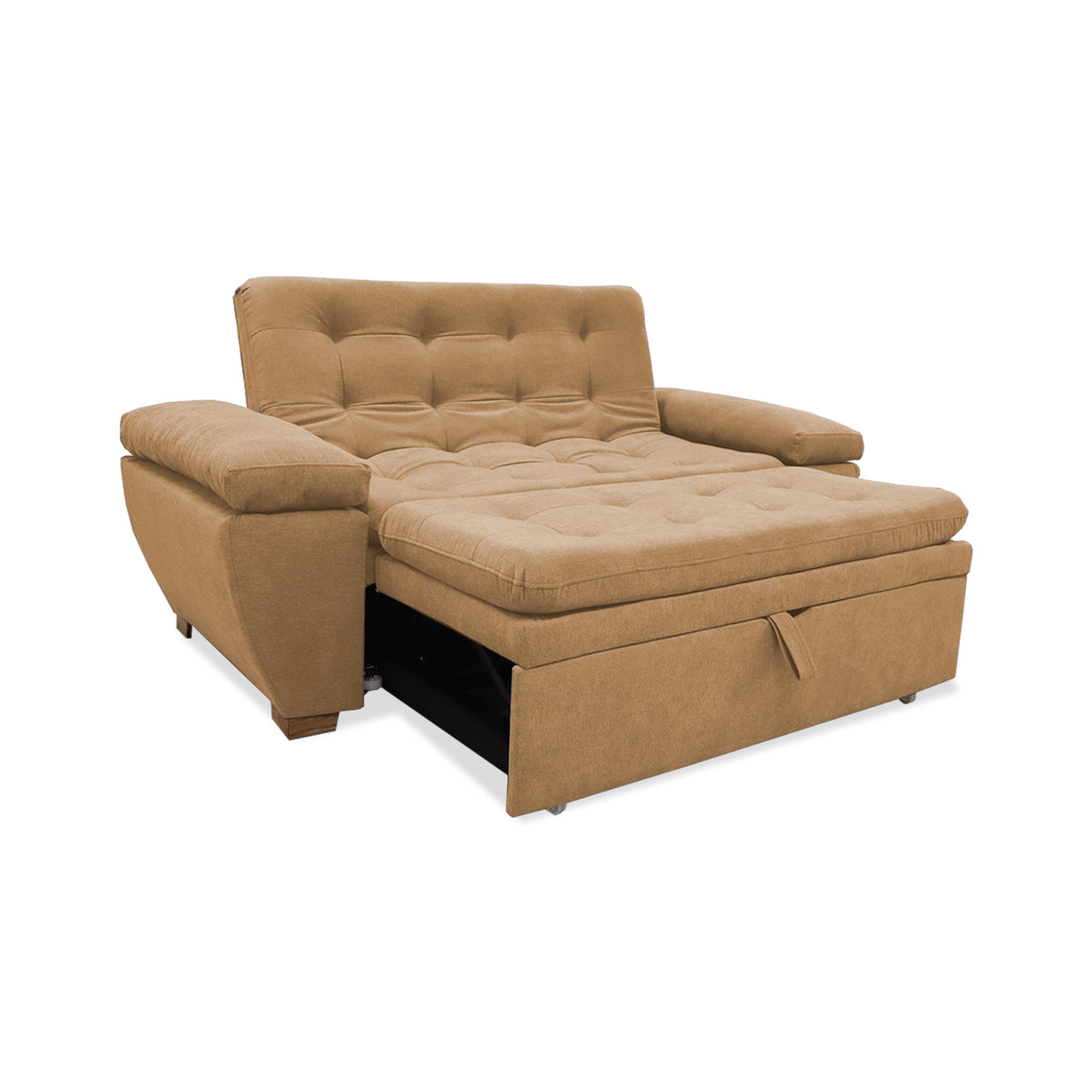 Sofacama Tobler Camel 180x95cm de Dos Puestos Reclinable - Sofas y Poltronas | Bylmo