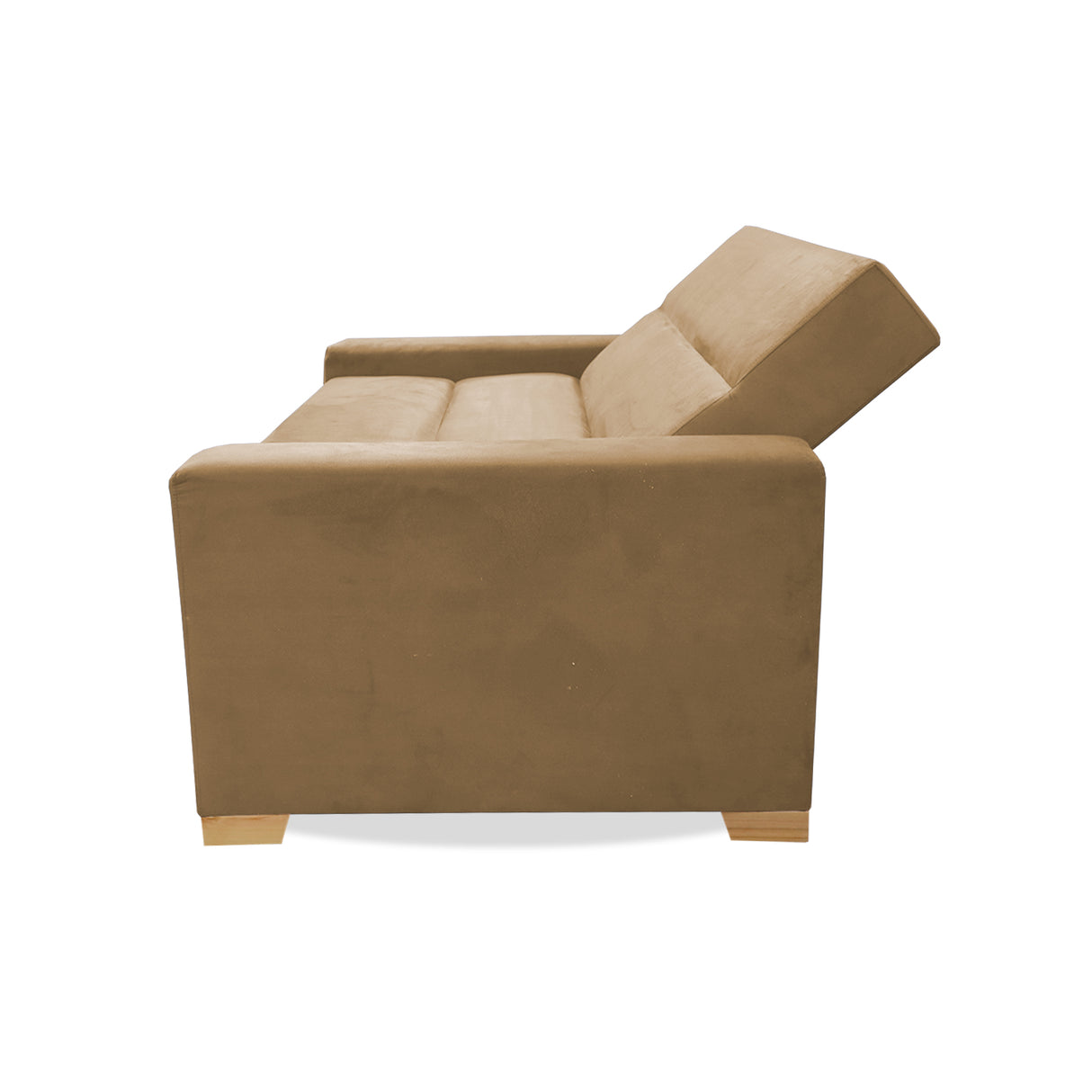 Sofacama Vogel Camel 150x94cm de Dos Puestos Reclinable - Sofas y Poltronas | Bylmo