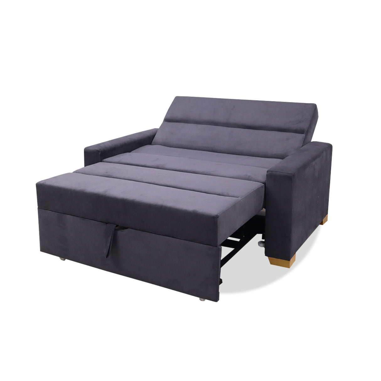 Sofacama Vogel Gris 150x94cm de Dos Puestos Reclinable - Sofas y Poltronas | Bylmo