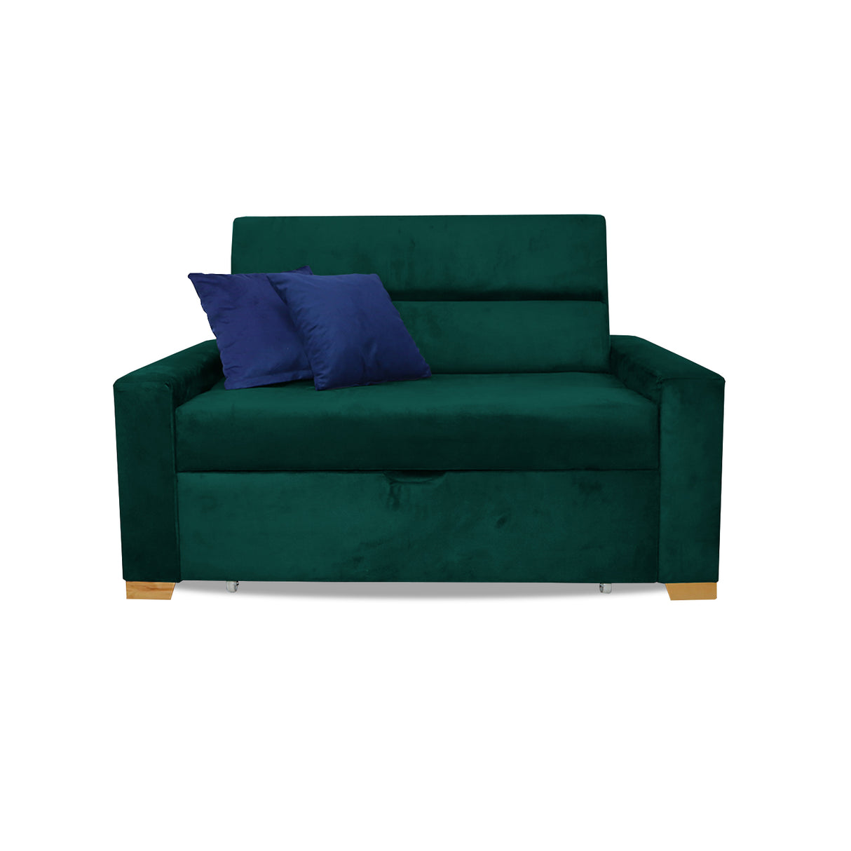 Sofacama Vogel Verde 150x94cm de Dos Puestos Reclinable - Sofas y Poltronas | Bylmo