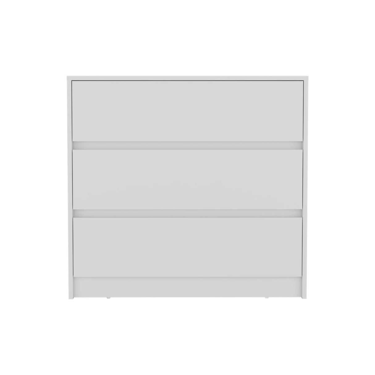 Cajonera Austin Blanco 85x80cm con Tres Cajones - Cajoneras y Comodas | Bylmo