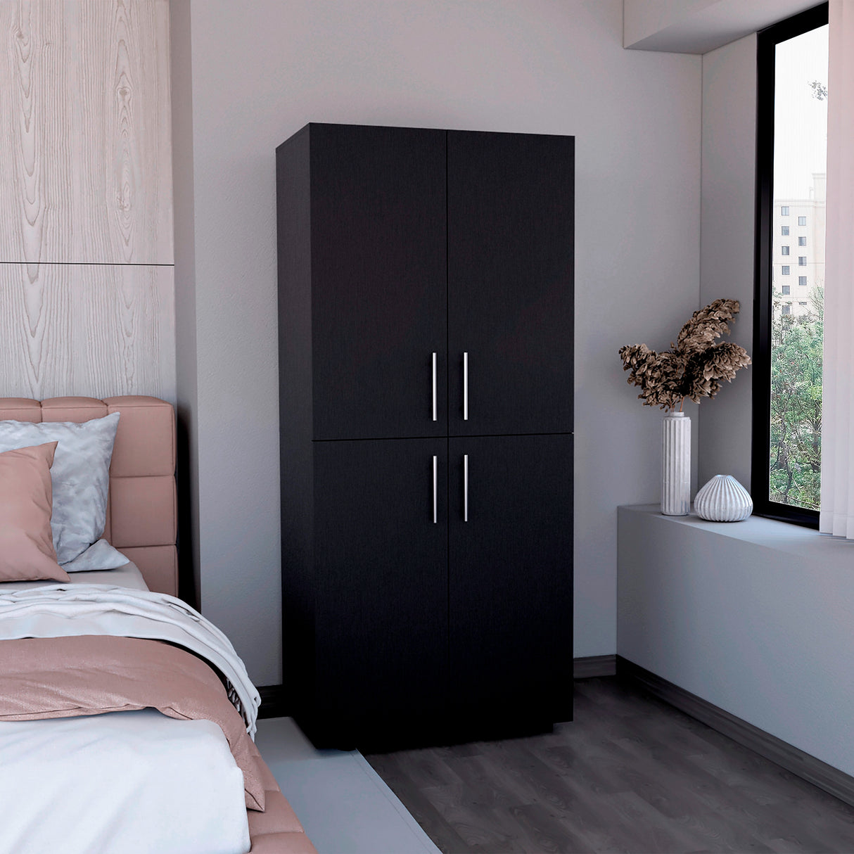 Closet Hazel Wengue 80x180cm Sin Cajones - Closets | Bylmo
