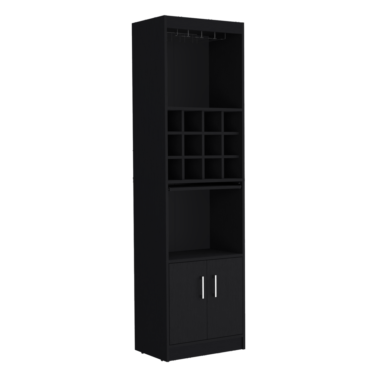 Bar Alto Kevil Wengue 51x180.6cm de Piso - Bares | Bylmo