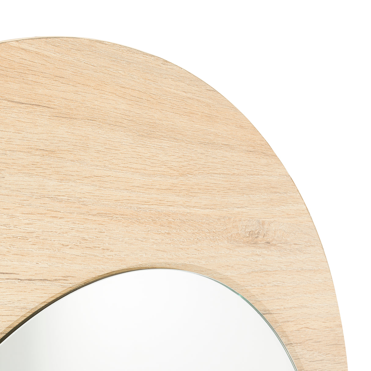 Espejo Ary 60x60cm Redondo Con Marco en Madera - Espejos Decorativos | Bylmo