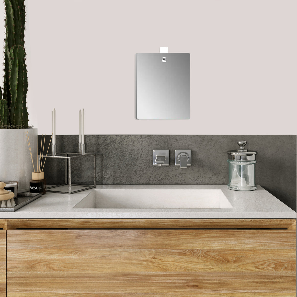 Espejo Basic 20x28cm Redondo Sin Marco - Espejos Decorativos | Bylmo