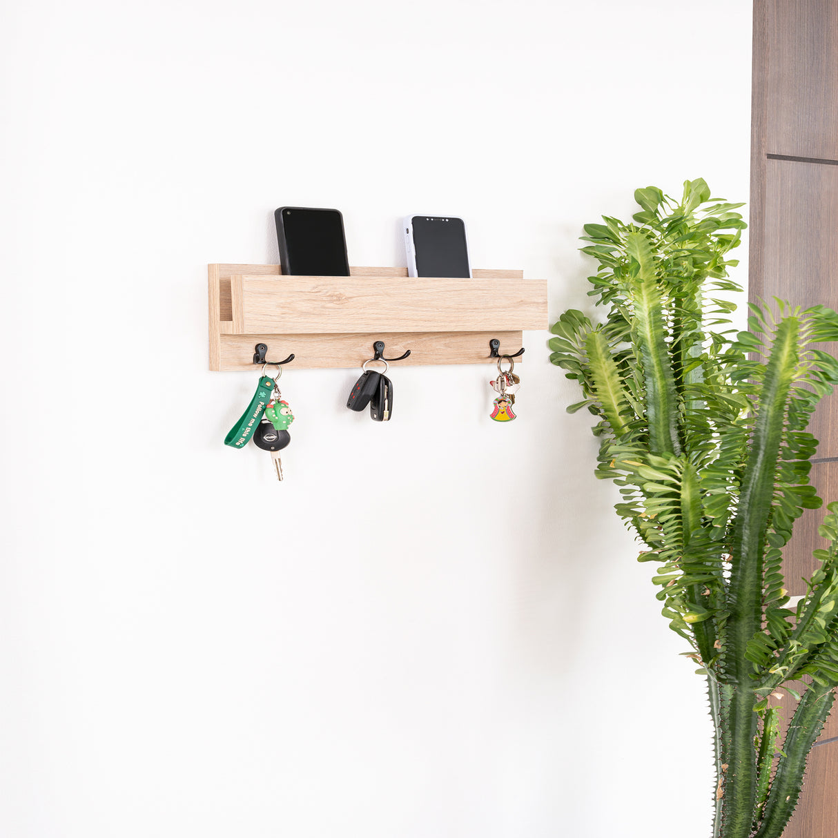 Perchero Kenia Cafe 15x40cm Rectangular - Repisas y Percheros | Bylmo