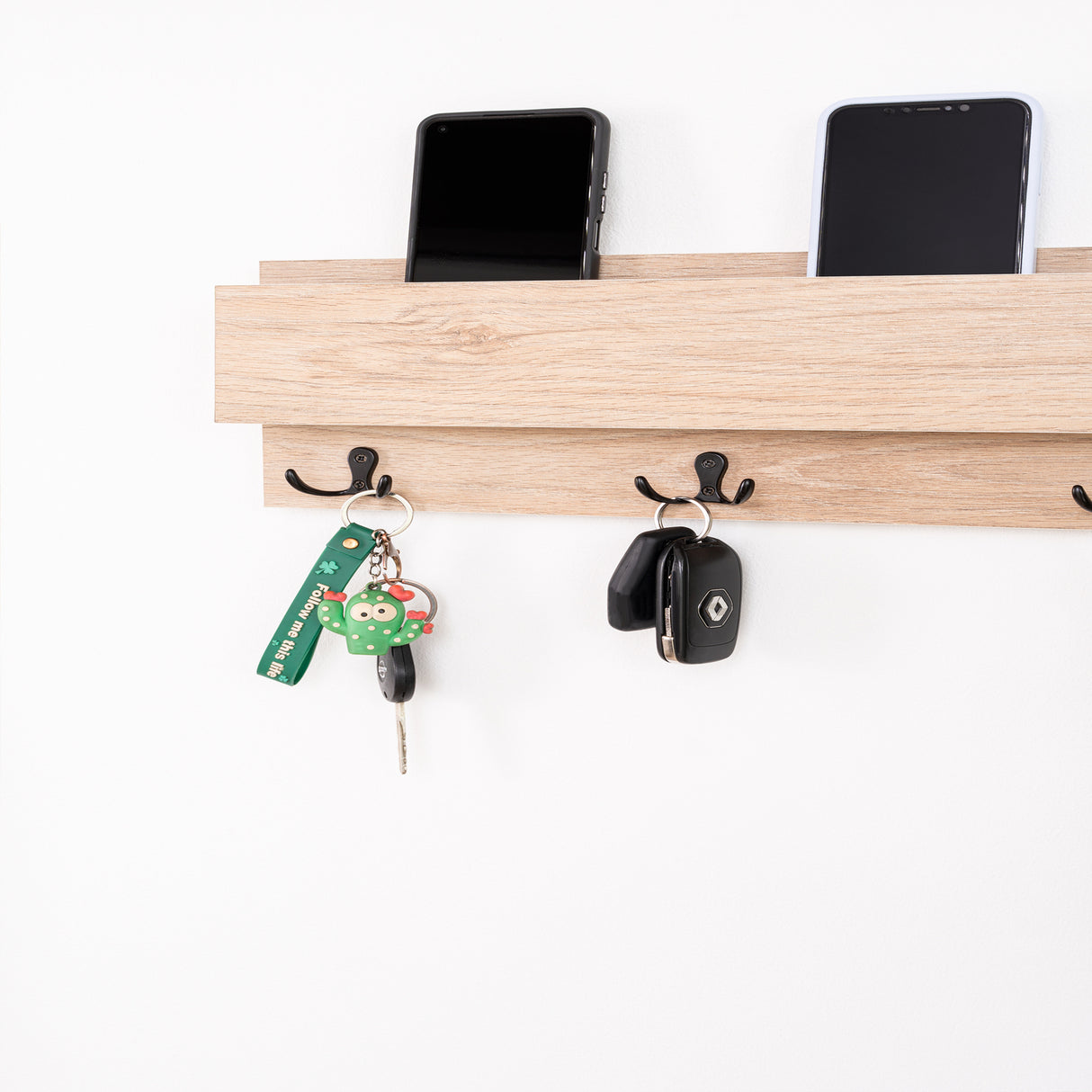 Perchero Kenia Cafe 15x40cm Rectangular - Repisas y Percheros | Bylmo