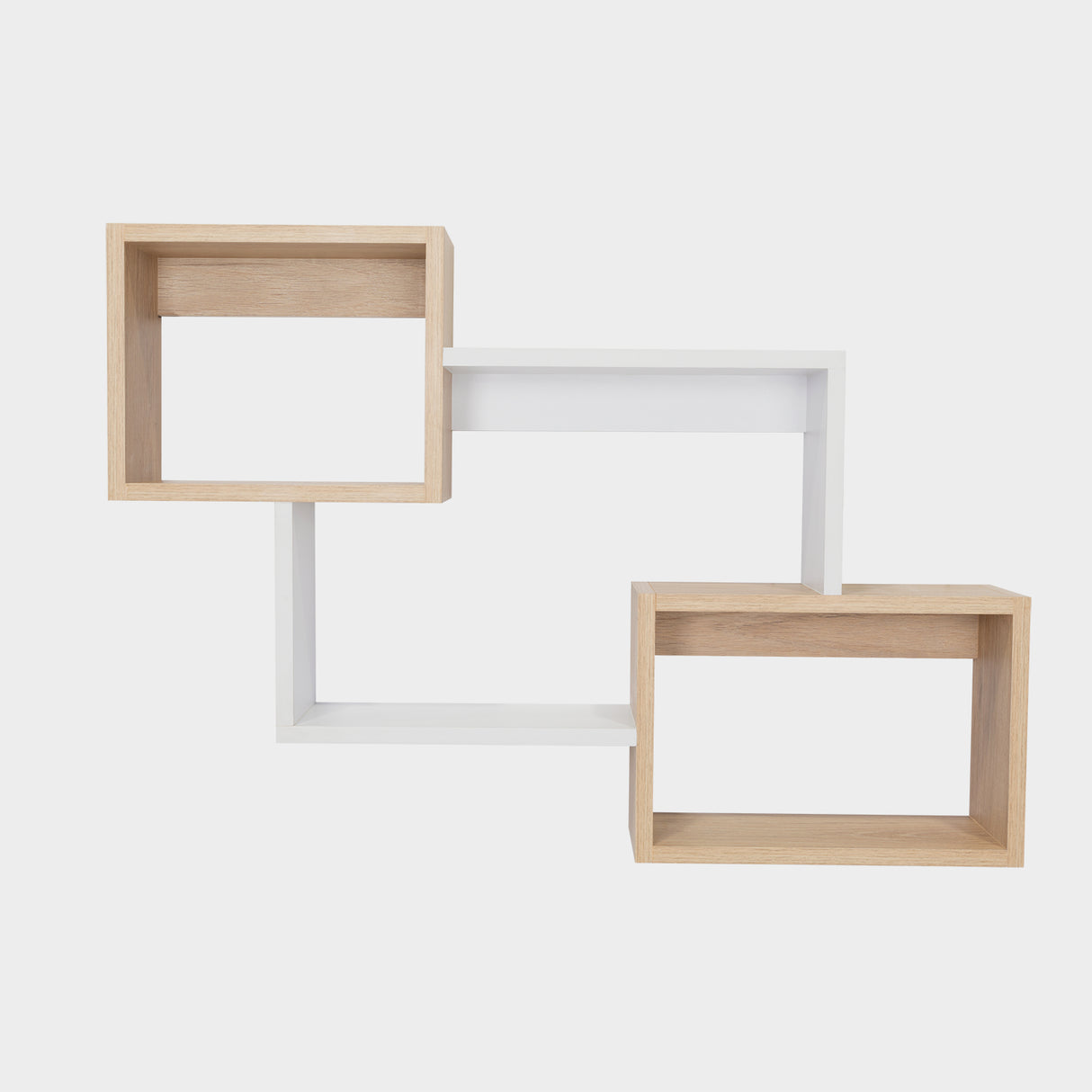 Set de 3 Repisas Alfa Cafe 58x83cm Cuadrado - Repisas y Percheros | Bylmo