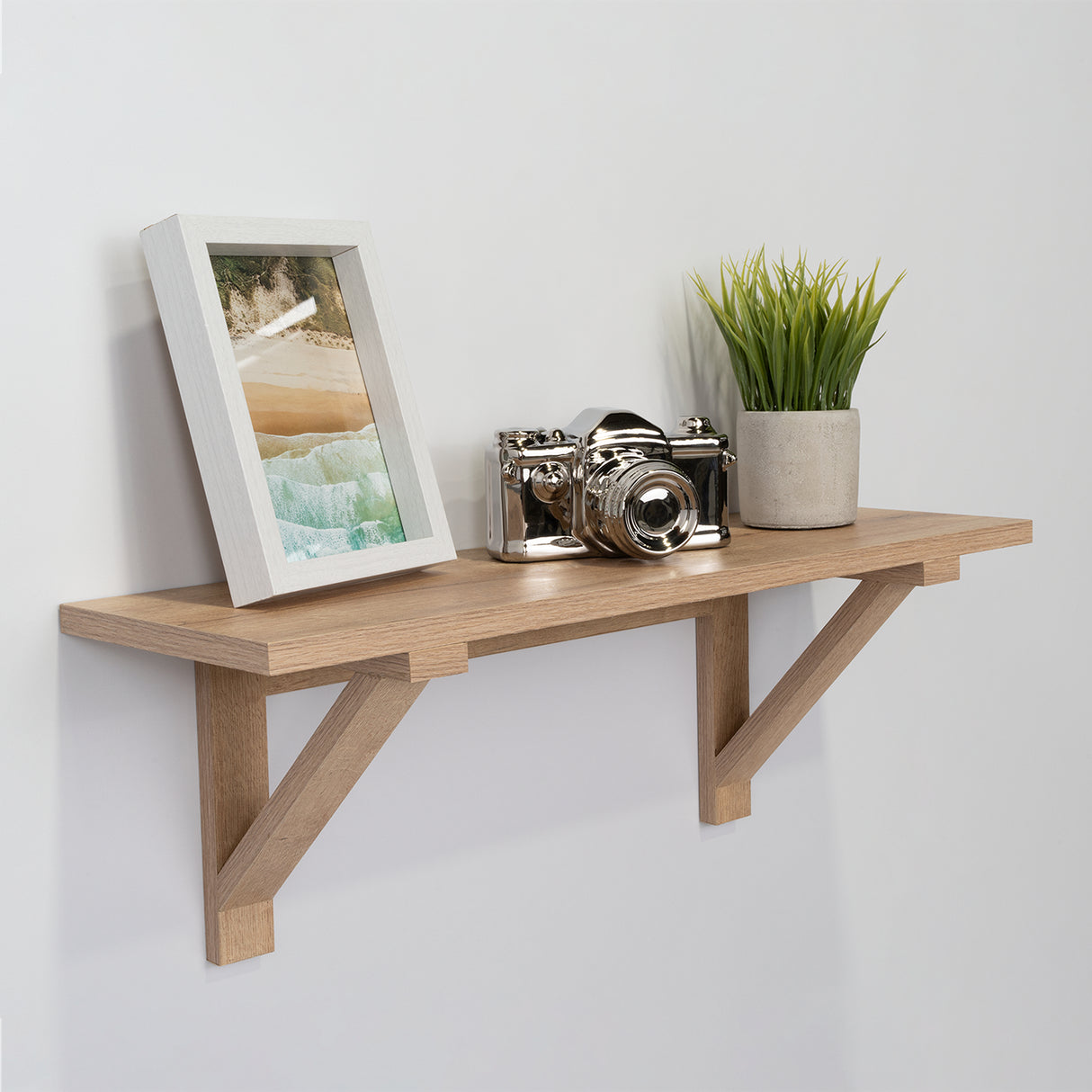 Repisa Bella Cafe 22x60cm Rectangular - Repisas y Percheros | Bylmo