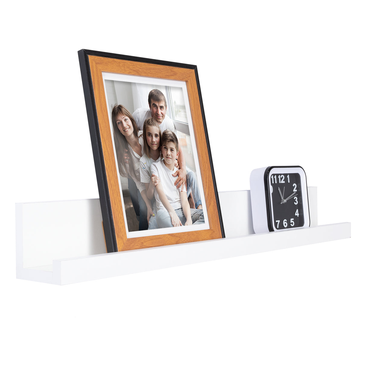 Repisa Julia Blanco 10x75cm en Forma de J - Repisas y Percheros | Bylmo