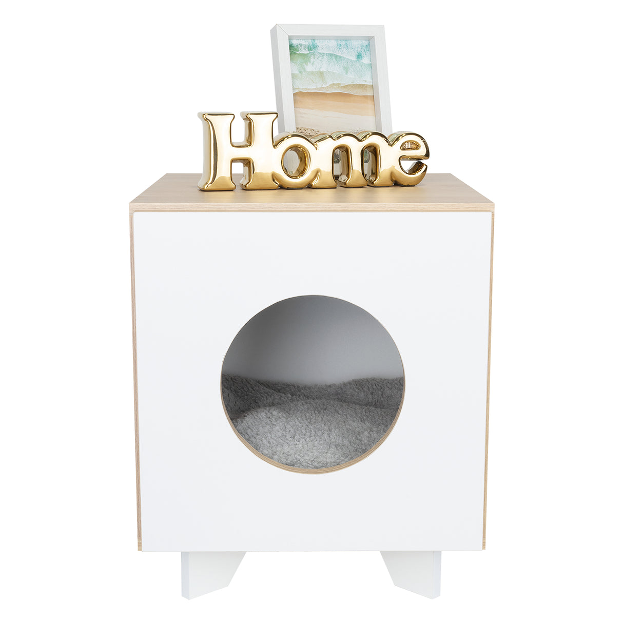 Arenero Lira Cafe 40x53cm Para Gatos Medianos - Muebles para Mascotas | Bylmo