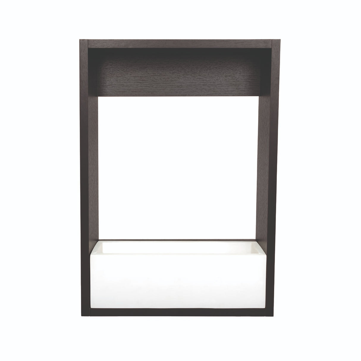 Matera Leyla Blanco 50x12cm Rectangular Tradicional de Piso - Materas y Macetas | Bylmo